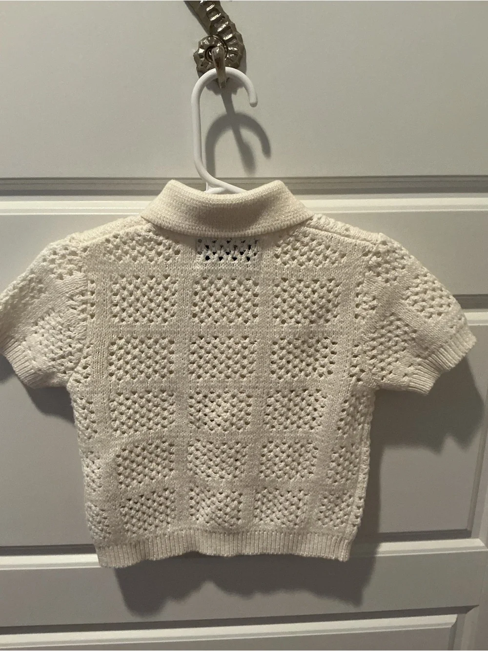 Old Navy Short Sleeve Open Weave Cardigan Size 12-18M